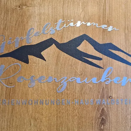 Appartement Rosenzauber Gipfelstuermer *